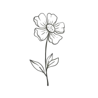 picto de fleurs